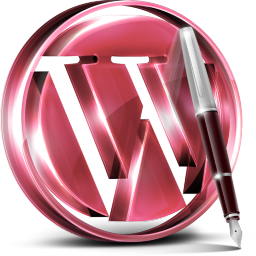 Red Wordpress Icon 256x256 png